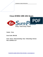 Latest Cisco EnsurePass ICND2 200 101 Dumps PDF