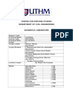 Report Ukur Aras