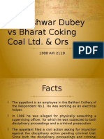 Kusheshwar Dubey Vs Bharat Coking Coal LTD & Ors.