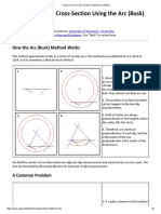 Construct A Fold Cross-Section Using The Arc Method