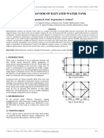 Seismic Behaviour of Elevated Water Tank