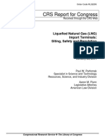 Liquefied Natural Gas (LNG) Import Terminals: Siting, Safety and Regulation