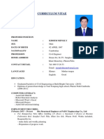 Curriculum Vitae: - Autocad 2D&3D