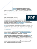 Financial Securities