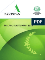 Icap Syllabus 2015