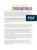 fACILITATING LEARNING-Educational Implications of Piaget