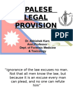 Nepalese Legal Provision