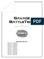 Savage Battletech Rules - Revision 12