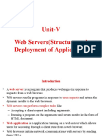 Web Servers (Structure and Deployment of Application) Unit-V