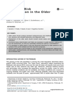 Stratification in The Older Adult For Operative Risk