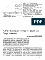 A New Simulation Method For Equilibrium Stage Processes