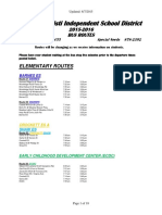 Corpus Christi Independent School District: 2015-2016 Bus Routes