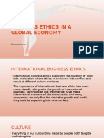 Business Ethics in A Global Economy