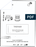 Domain Decomposition On Parallel Computers