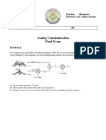 Analog Communication Exam