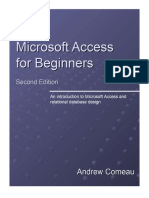 Microsoft Access For Beginners PDF