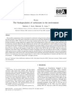 ART The Biodegradation of Surfactants in The Environment