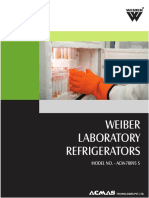 Weiber Laboratory Refrigerators