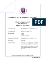 Universiti Tun Hussein Onn Malaysia: Confidential