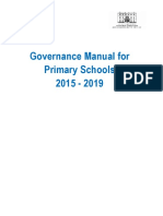 Governance Manual For Primary Schools 2015 2019