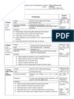 Lesson Notes English Year 1