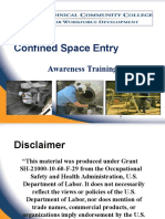 Confined Space Entry Awareness