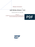 SAP Biller Direct 3.0: Release Information