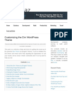 Customizing The Divi WordPress Theme - Calcatraz