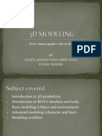 BY Fandi Ahmad Syah Amir Syah Faisal Bashir: IN 3D Computer Graphics Software (MAYA)