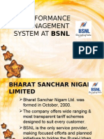 Performance Management System at BSNL