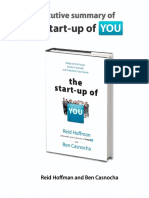 The Startup of You - Executive Summary