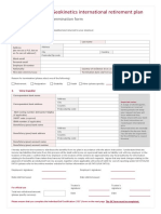 GEK Termination Form 