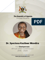 Speciosa Wandira - Candidate For AU Chair