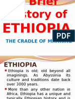 Brief History of ETHIOPIA