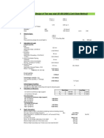 Design of Two Way Slab (IS 456:2000) (Limit State Method) : 1 Analysis