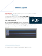 Vonino Firmware Upgrade Procedure