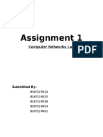 Assignment 1: Computer Networks Lab