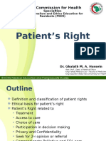 Patient's Right: Saudi Commission For Health