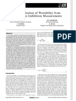 Characterization of Wettability From Spontaneous Imbibition Measurements