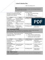 Action/Evaluation Plan: Goal: Skilled Teachers