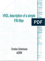 VHDL Fir Filter