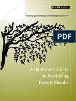 A Gardeners Guide To Fertilizing Trees and Shrubs PDF