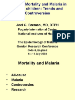 All-Cause Mortality and Malaria in African Children: Trends and Controversies