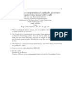 Num Script PrintableIntroduction To Computational Methods in Science and Engineering Using MATLAB