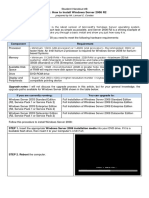 Student Handout 8 How To Install Windows Server 2008 R2