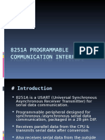 8251A USART - Programmable Communication Interface