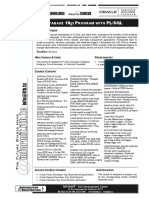 Syllabus - Oracle 10g Program With PLSQL