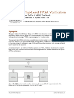 Chip-Level FPGA Verification: How To Use A VHDL Test Bench To Perform A System Auto Test