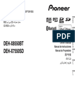 Deh-X7550sd Deh-X8550bt Operating Manual Eng-Esp-Por