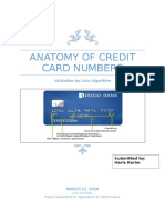 Anatomy of Credit Card Numbers